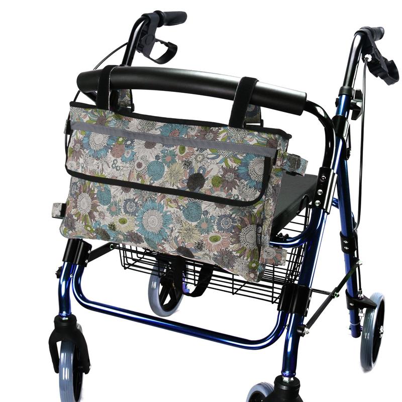 Walker Bag Suitable for Multiple Walking Aids Rollator Bag Multiple Colors (Color9808, 9.8Wx15.7L IN) 