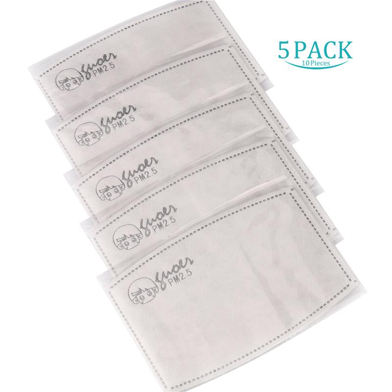 GUOER 5 Packs (50piece) Mask Filters