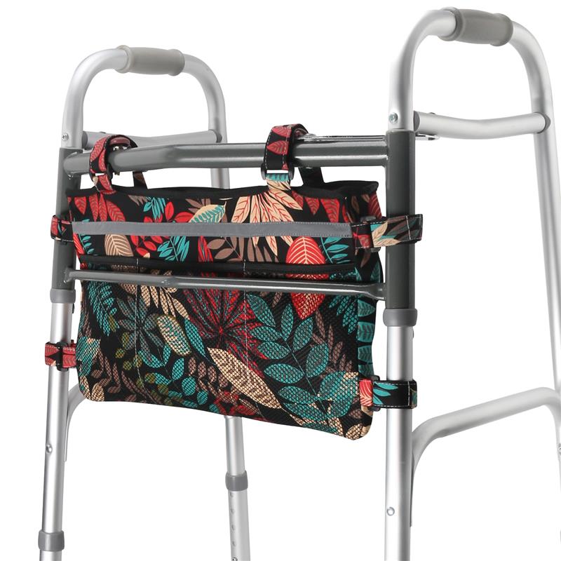 Walker Bag Suitable for Multiple Walking Aids Rollator Bag Multiple Colors (Color9814, 9.8Wx15.7L IN) 