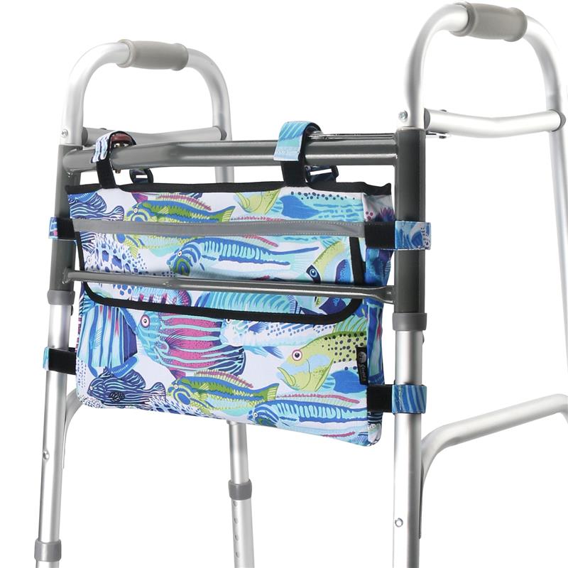 Walker Bag Suitable for Multiple Walking Aids Rollator Bag Multiple Colors (Color9813, 9.8Wx15.7L IN) 