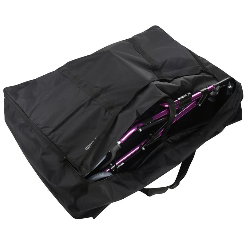 GUOER Travel Bag for Rollator Walker - for Folding Compact Wheelchair Transport Chair Storage Bag -35.4"W x 27.5"H x 12.5"D－Black