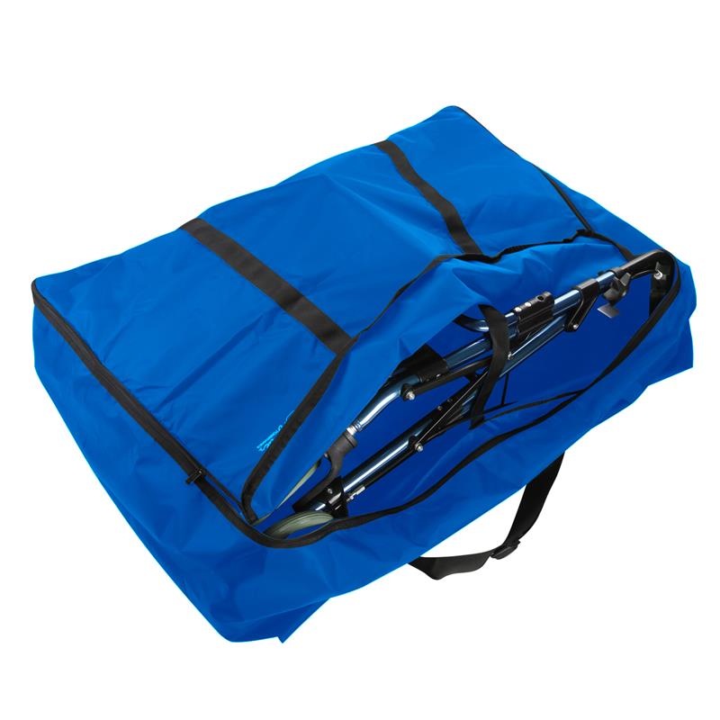 GUOER Travel Bag for Rollator Walker - for Folding Compact Wheelchair Transport Chair Storage Bag -35.4"W x 27.5"H x 12.5"D－Blue