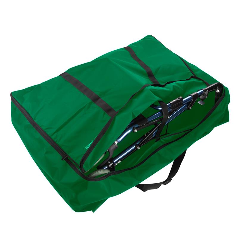 GUOER Travel Bag for Rollator Walker - for Folding Compact Wheelchair Transport Chair Storage Bag -35.4"W x 27.5"H x 12.5"D－Green