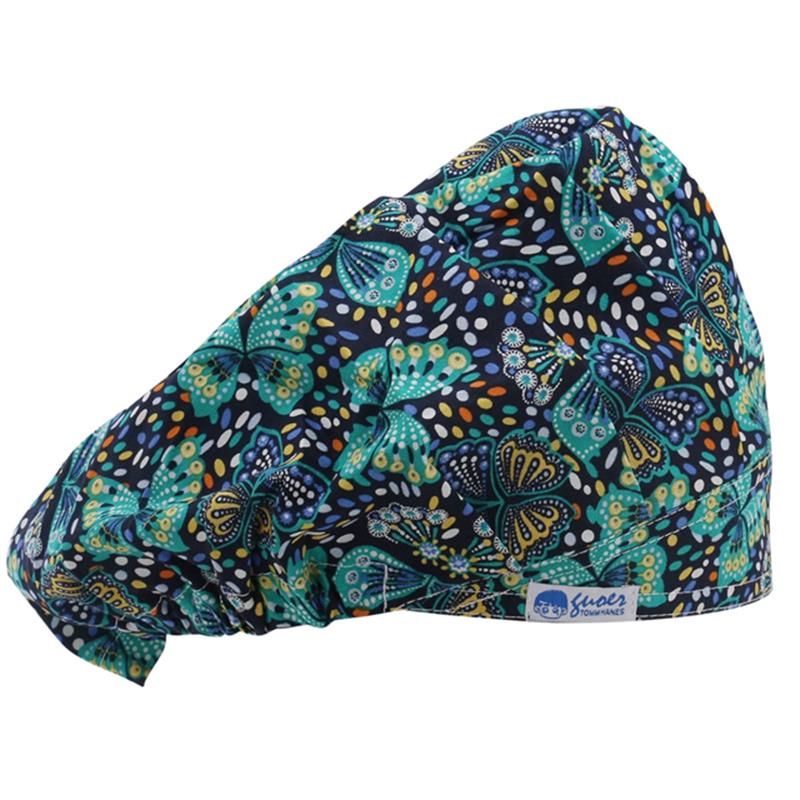 GUOER Scrub Hat Bouffant Scrub Cap One Size F14D09P