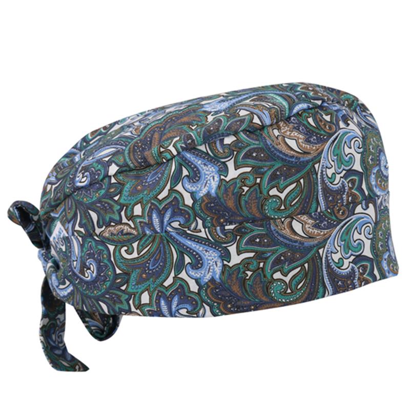 GUOER Scrub Cap Calabash Hat Unisex Working Caps One Size GE03-13B