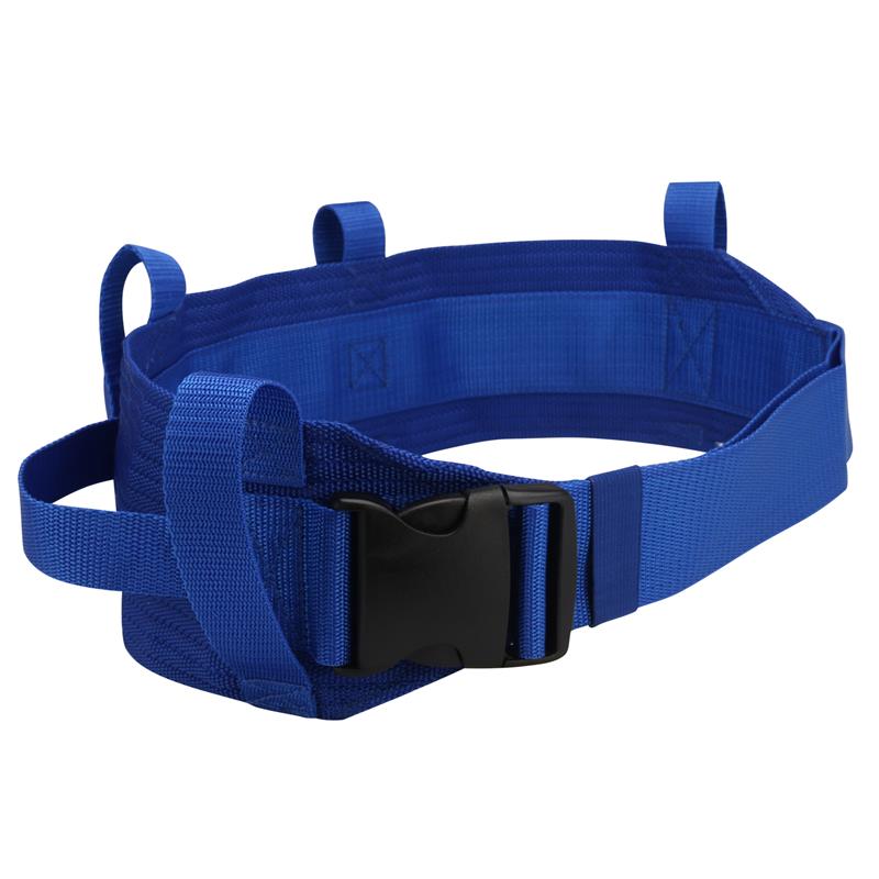 GUOER Transfer Walking Gait Belt with 4 Vertical Handles 3 Transverse Handles Gait Belt TM01-TB16N05BL