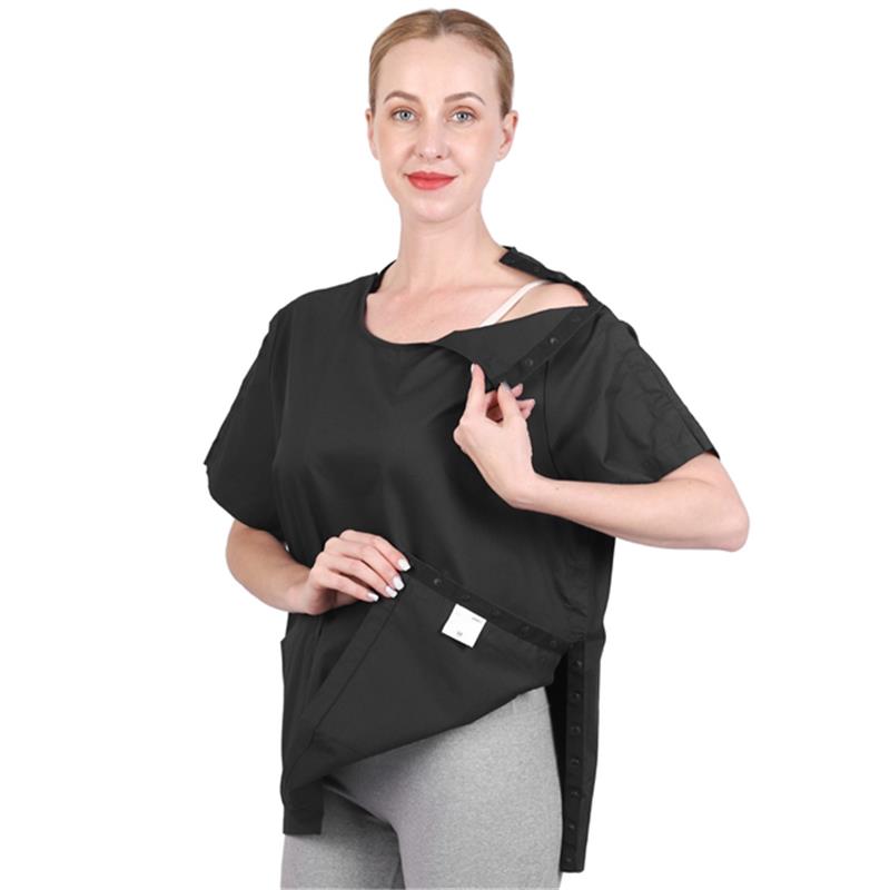 Post Surgery Shirt Thoracic Post Shirt Abdominal Surgery Post Shirt With Drain Management Pockets A-KF10